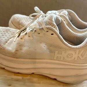 Hoka One One Women's White Athletic Shoes